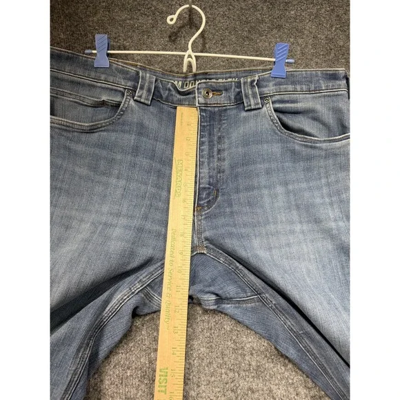 Duluth Trading Co Ballroom Double Flex Jeans Mens 38x30 Blue Stretch Casual Work - Picture 12 of 15